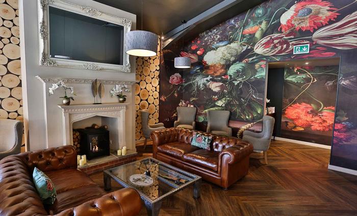 A lovely, comfy snug area for drinks at Arthur's